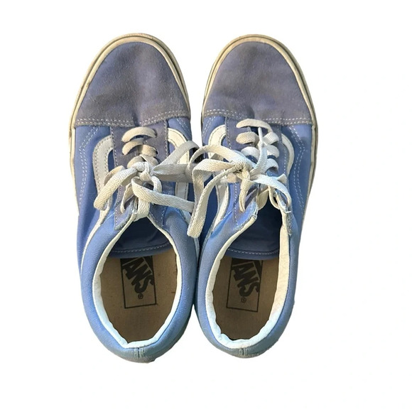 Vans Shoes - Vans Light Blue Suede/canvas Change Colors Skater Sneakers women's 7.5